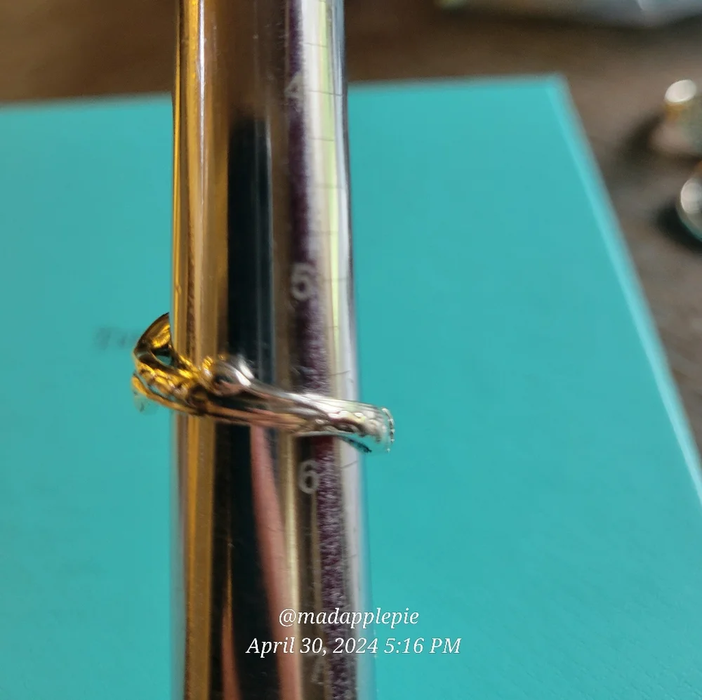 1885 Tiffany & Company Marigold Spoon Ring in Sterling Silver Luxury Vintage #30 - Picture 11 of 16